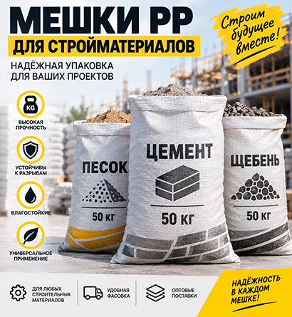 Мешки PP для стройматериалов